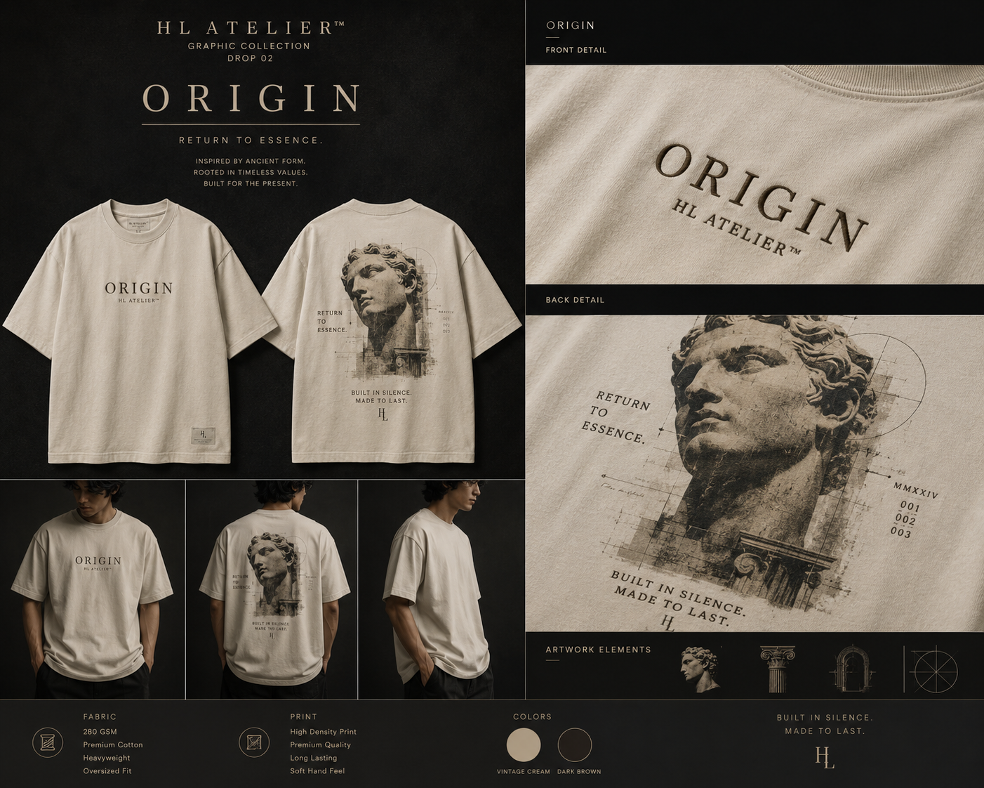 Graphic Collection | Premium Oversized Tees | HL ATELIER™