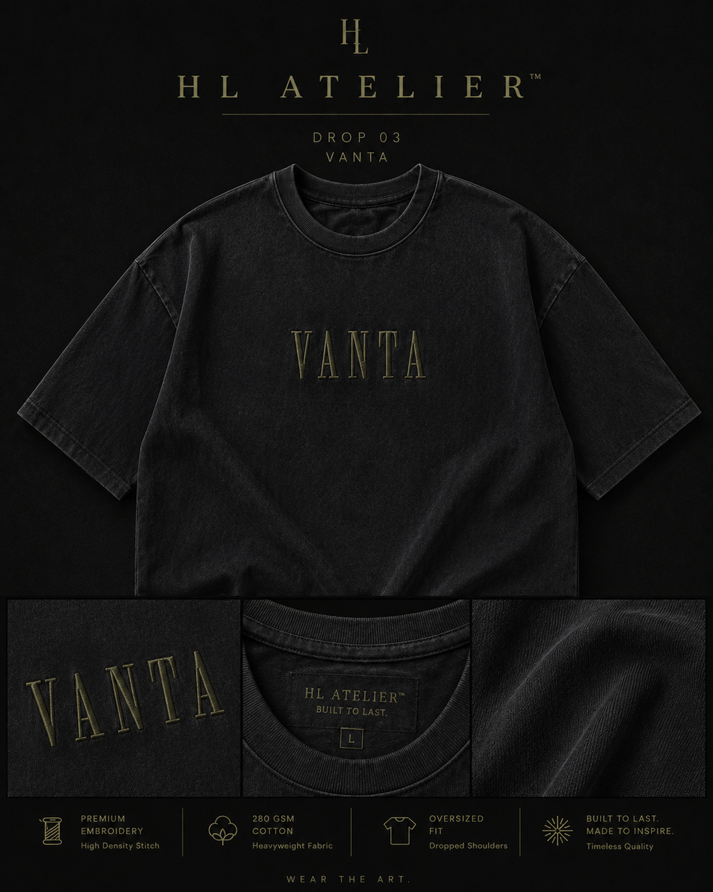 VANTA — Premium Oversized Tee
