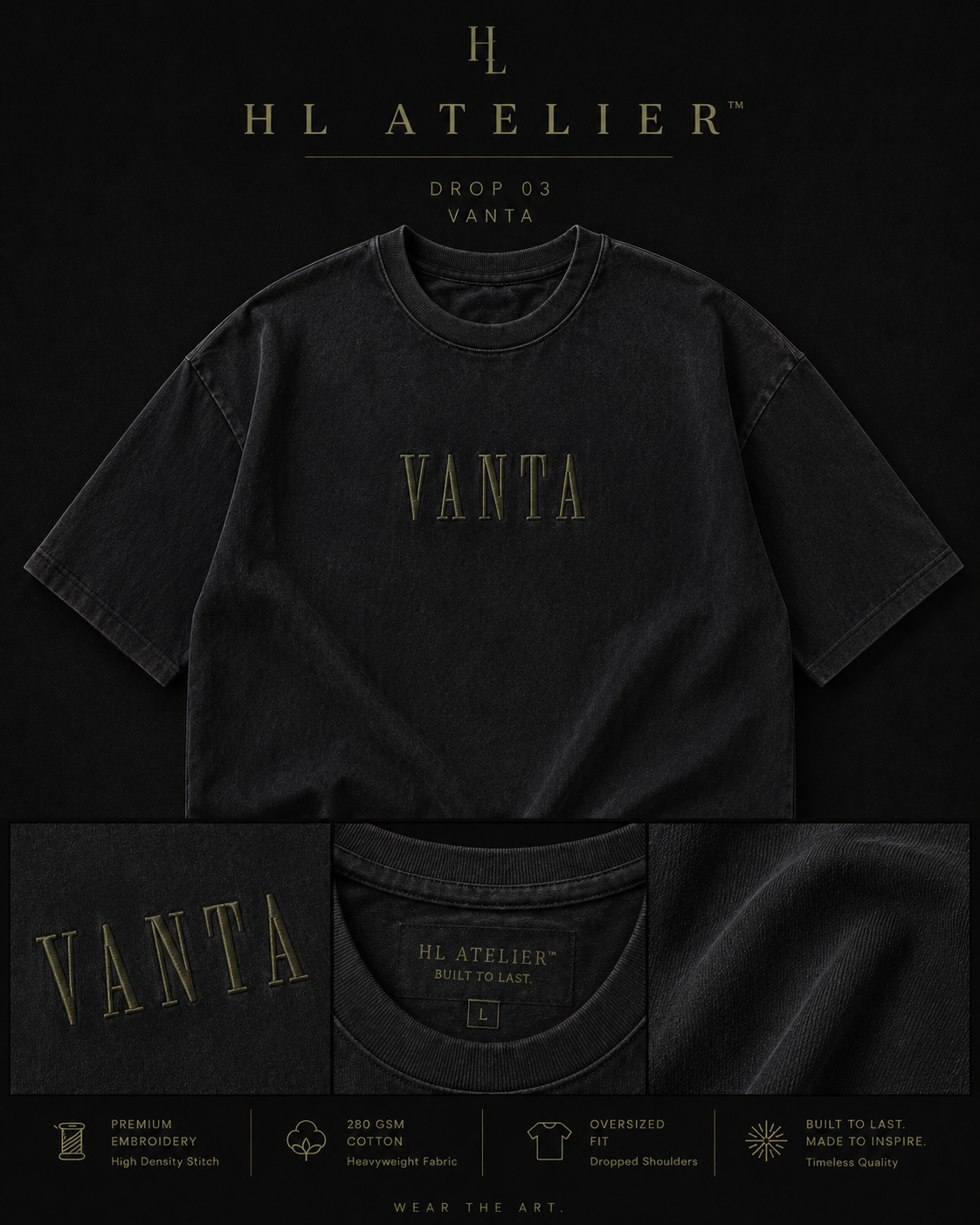 VANTA — Premium Oversized Tee