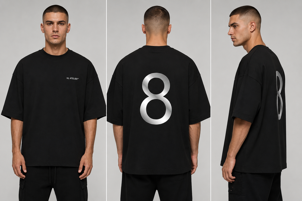 8 Unisex Terry Oversized T-Shirt | Premium Streetwear