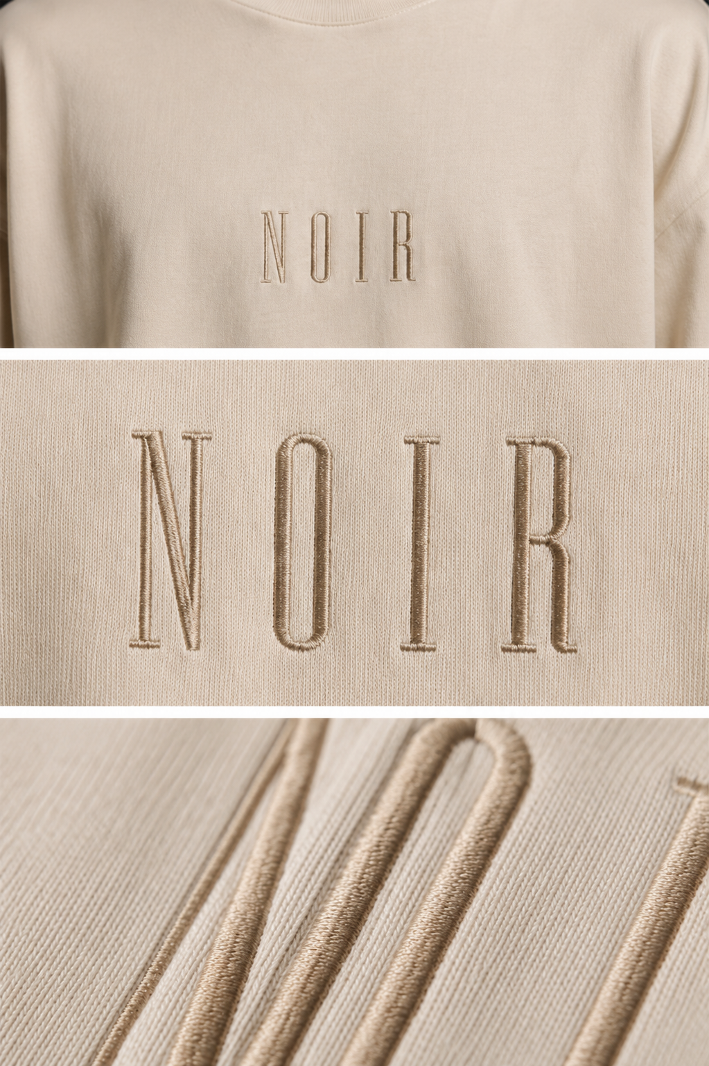 NOIR - Premium Oversized Terry Tee