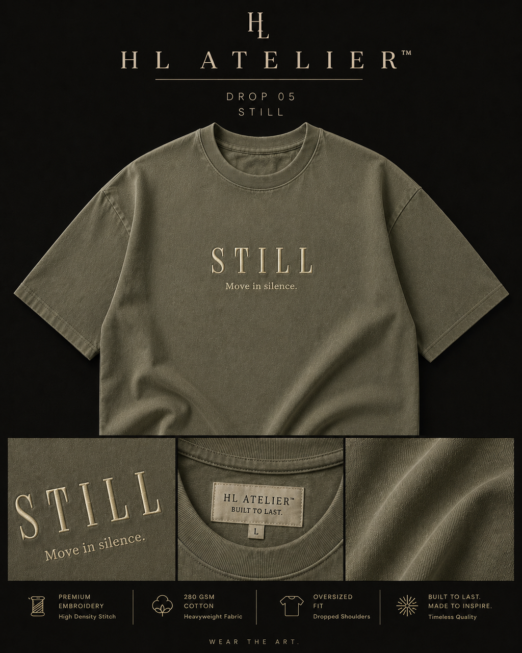 STILL — Premium Oversized Tee