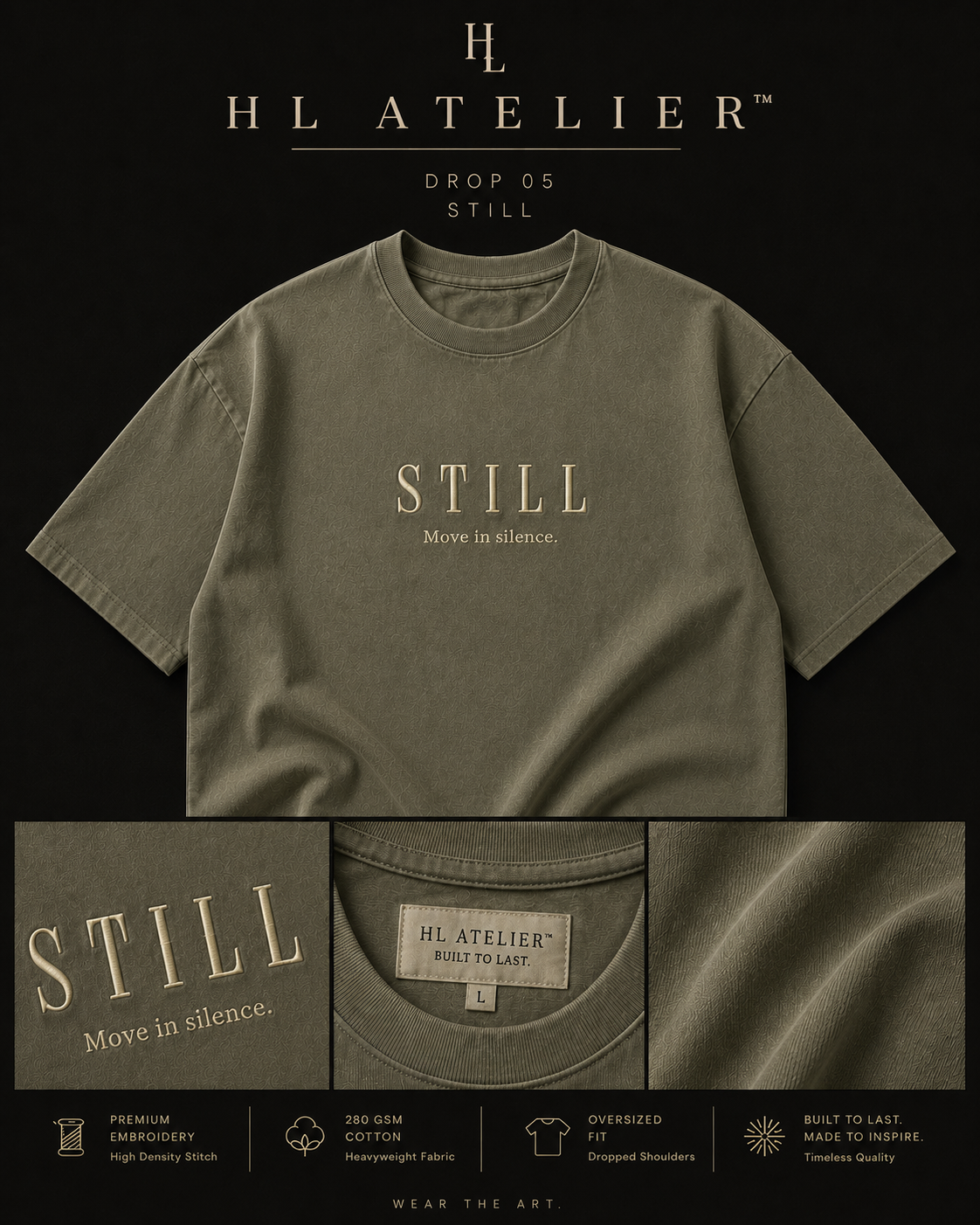 STILL — Premium Oversized Tee