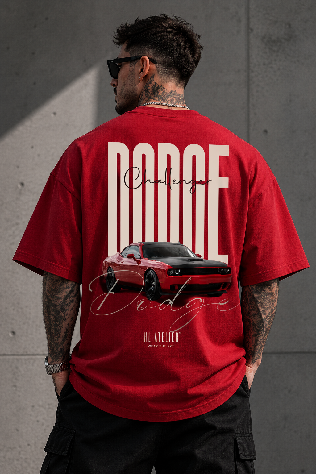 DODGE — Premium Oversized Graphic Tee